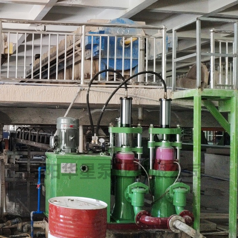 壓濾機節(jié)能進料泵，液壓陶瓷柱塞泥漿泵